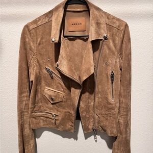 Brown Suede Women's Jacket